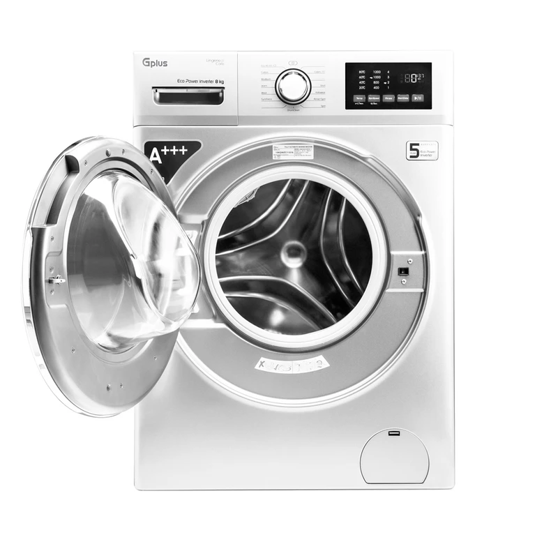 ماشین لباسشویی 8 کیلویی جی پلاس مدل GWM-P8220W
