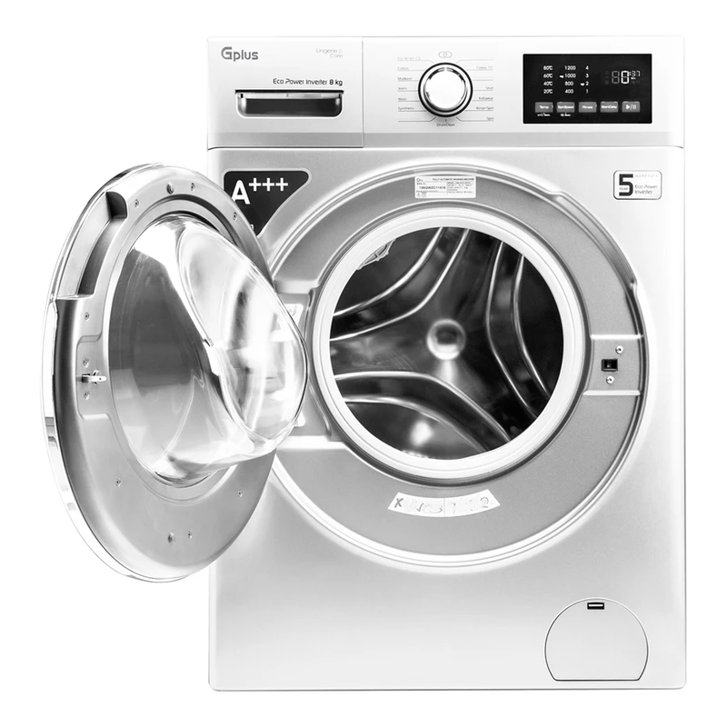 ماشین لباسشویی 8 کیلویی جی پلاس مدل GWM-M822W