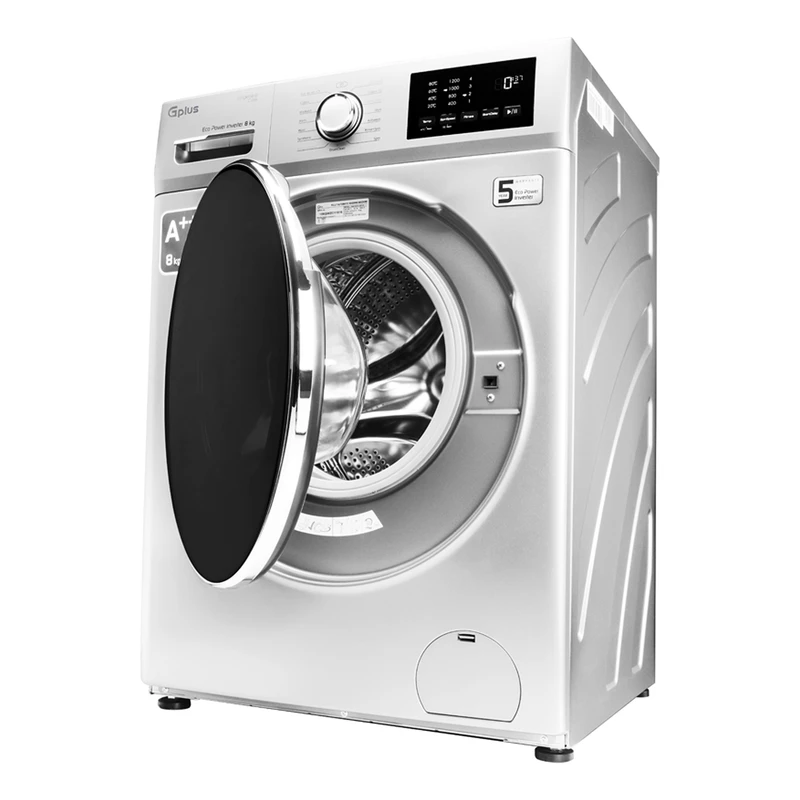 ماشین لباسشویی 8 کیلویی جی پلاس مدل GWM-M822W