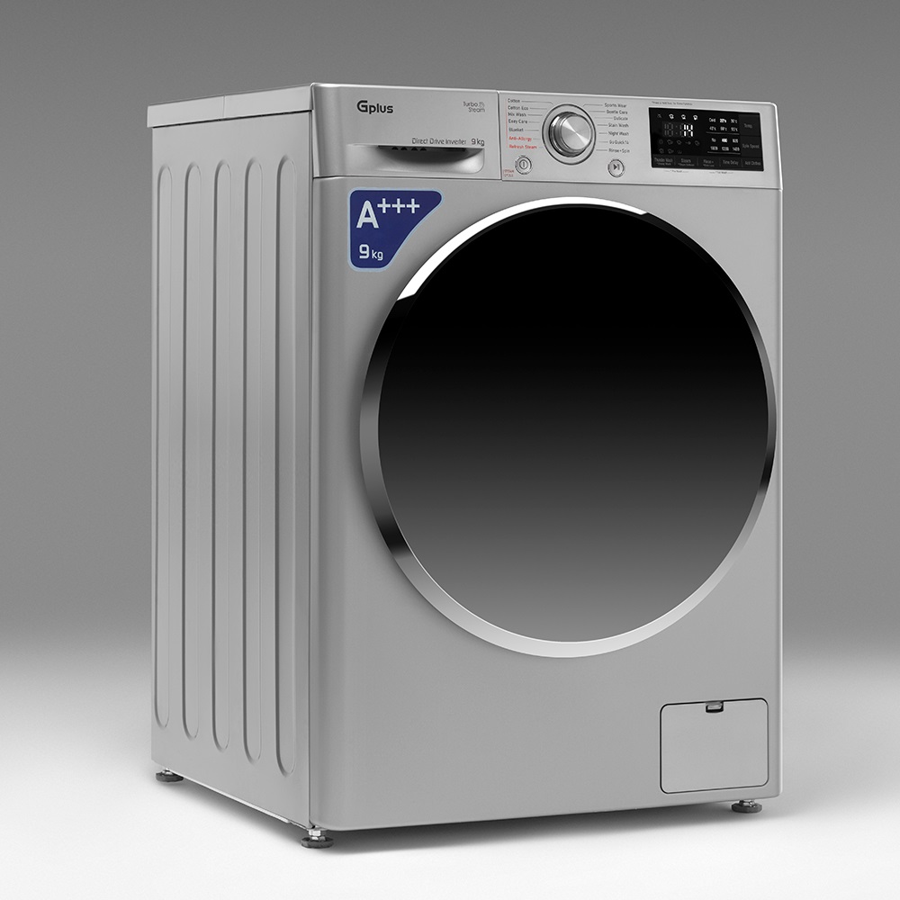ماشین لباسشویی 9 کیلویی جی پلاس مدل GWM-R99S.KTN