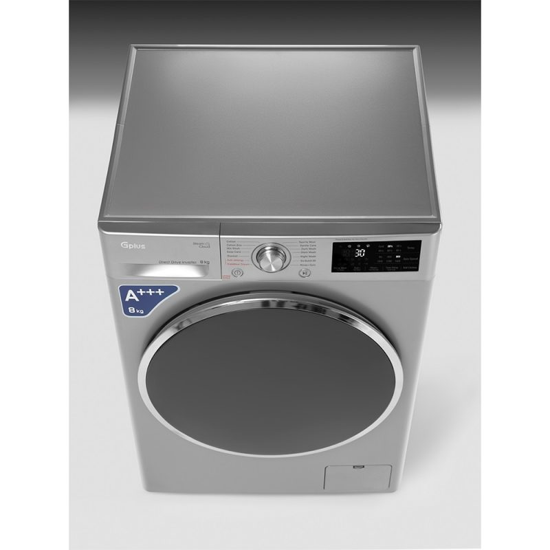 ماشین لباسشویی 8 کیلویی جی پلاس مدل GWM-R88S.KTN